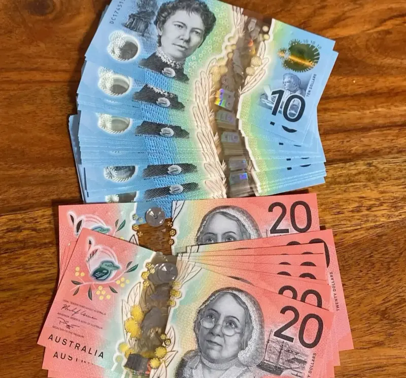 Fake $10 AUD Bills