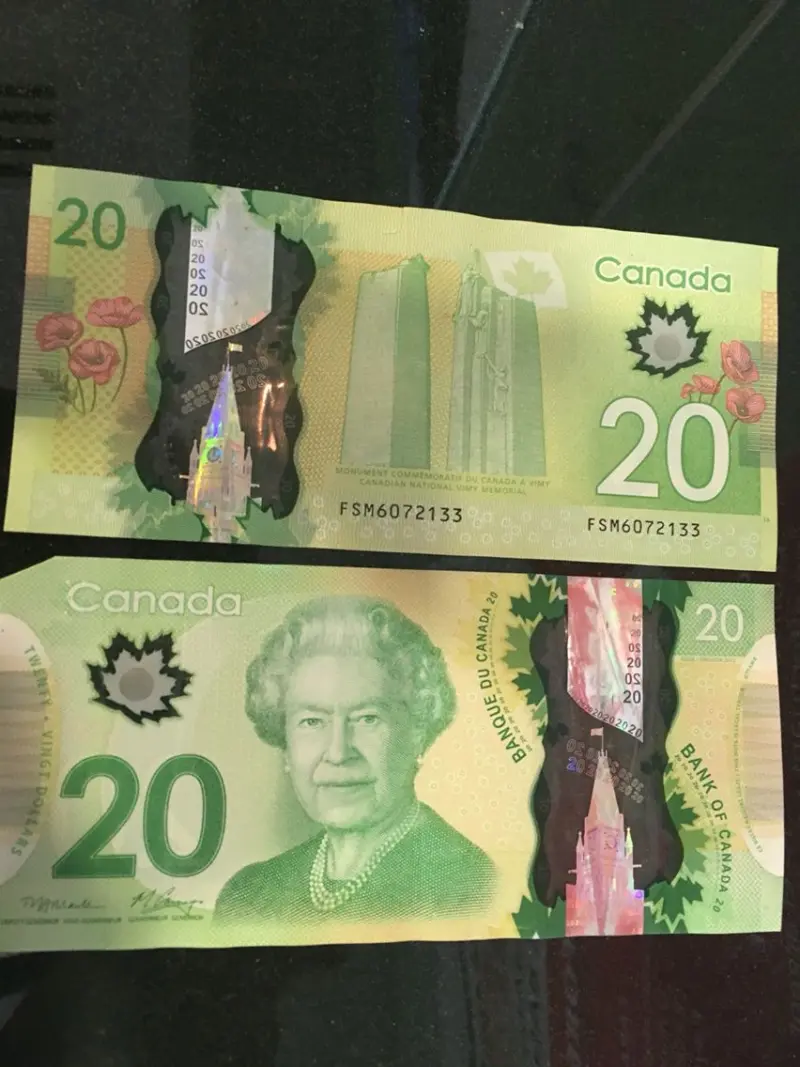Fake $20 Canadian Bills
