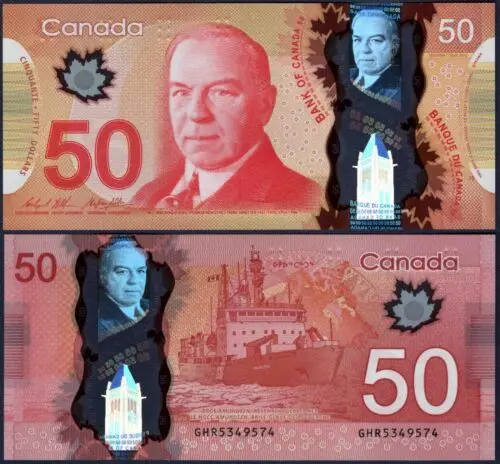 Fake $50 Canadian Bills
