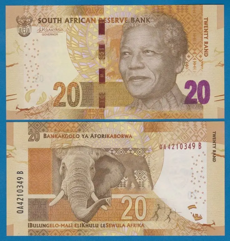 Fake R20 South African Rand Banknotes
