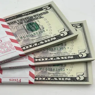 Fake US $5 Dollar Bills